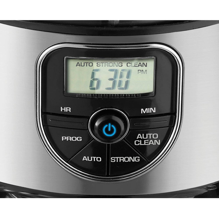 Black+Decker Coffee Maker, 12 Cup, Programmable, Black And Silver, CM4000SC Wayfair Canada